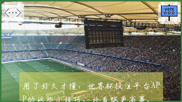用了好久才懂，世界杯投注平台APP的这些小技巧，让看球更省事。